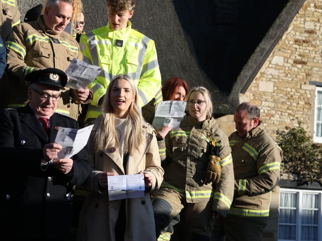 Annual Boxing Day Squirt between Geddington Volunteer Fire Brigade and Northants Fire and Rescue at Geddington Ford/National World