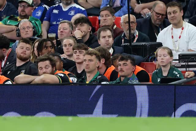 James Ramm and George Furbank were forced to watch on from the sidelines after coming off injured early on in Cardiff (photo by David Rogers/Getty Images)