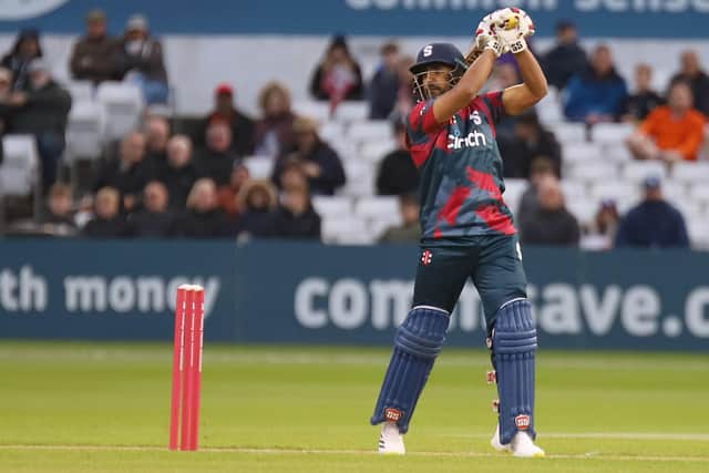 Ravi Bopara hits out for the Steelbacks (Picture: Peter Short)