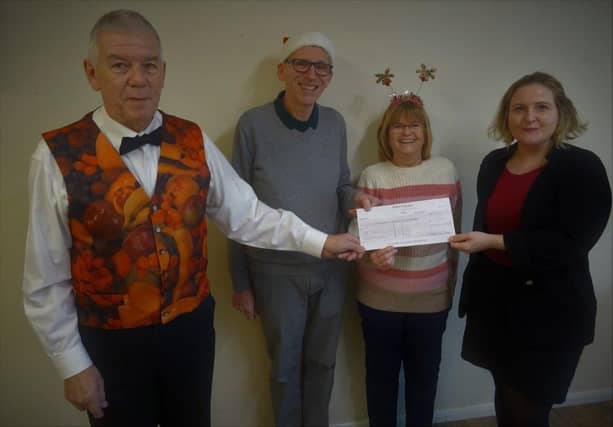 Dancers donate to Marlow House