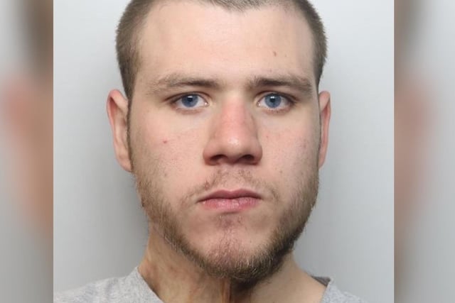 Coulson, 22, was jailed ofr four years — plus a further five on licence — after admitting grooming and having sex with a child in Northampton.
Police went to Coulson’s house after the girl’s parents reported her missing and found them in bed together at 4am. 
Northampton Crown Court heard that the pair met up again after Coulson’s arrest and there was a suggestion they engaged in further sexual activity.