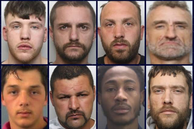 Faces of some of the county's most wanted