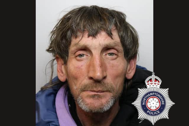 Mark Weems from Dorking Walk, Corby has been jailed for 52 weeks for breaching his court order/Northants Police