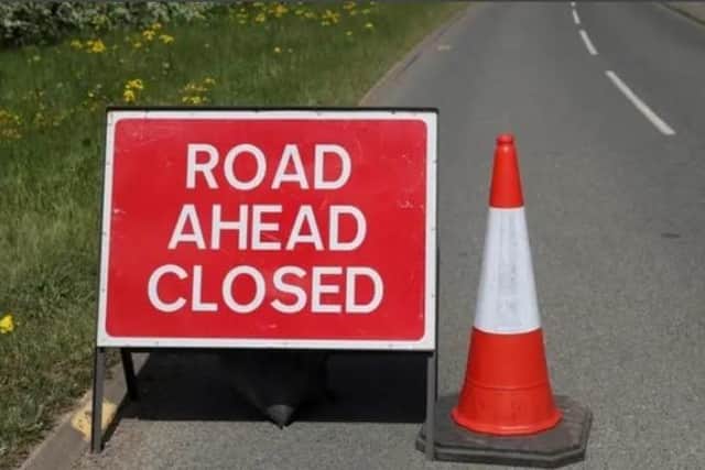 Road closures have been announced