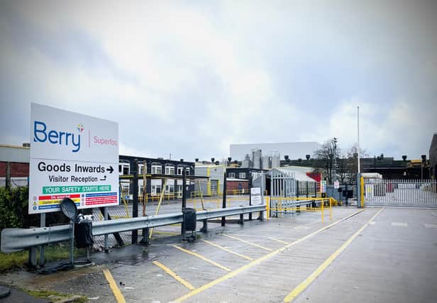 The Corby Berry Superfos Thermoforming site in Sallow Road, which is set to close.
