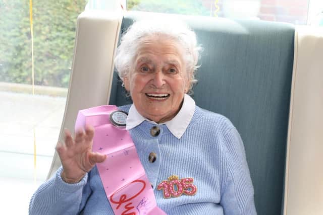 Avice Hammond who celebrated her 105th birthday on September 12, 2024/National World