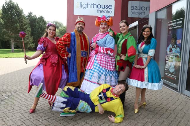 The principal cast of Jack and the Beanstalk