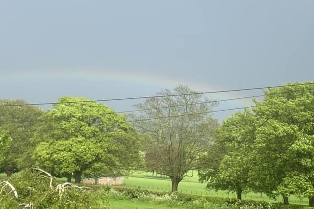 Charlotte McAndrew captured this rainbow over Wicksteed.