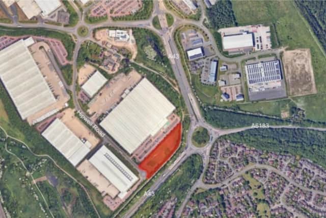 Location : Prologis UK Mobility Limited HGV EV charging hub Kettering/Prologis UK Mobility Ltd