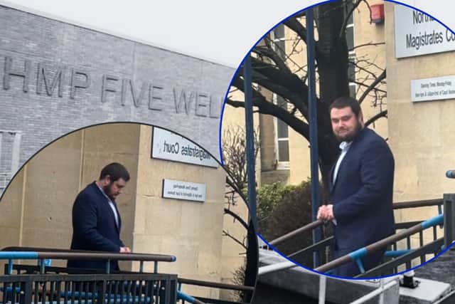 Chicken chucker Toby Blair has been before the court for throwing items into HMP Five Wells. Image: IMG