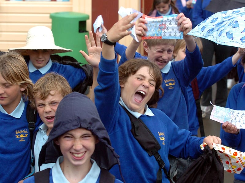 Pupils from King John School, Thrapston