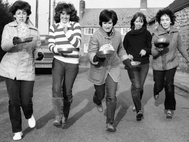 1982 Pancake races Rushton