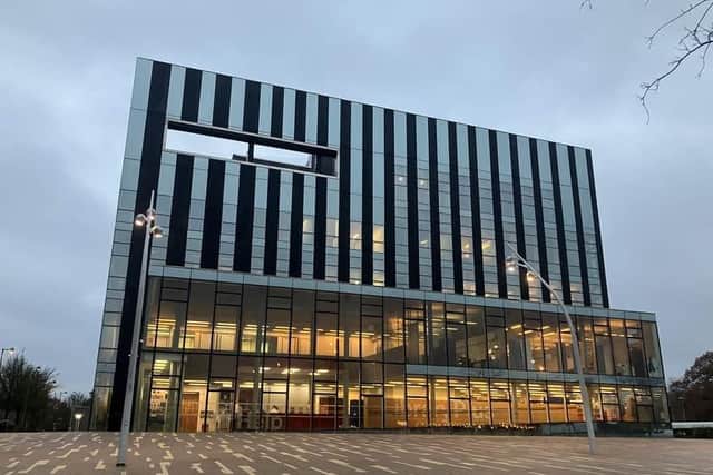 North Northamptonshire Council, based at the Corby Cube. Credit: Nadia Lincoln
