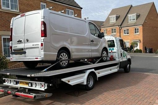 A van suspected of having been driven by a disqualified driver was located — and the driver confirmed as disqualified. The vehicle was seized.