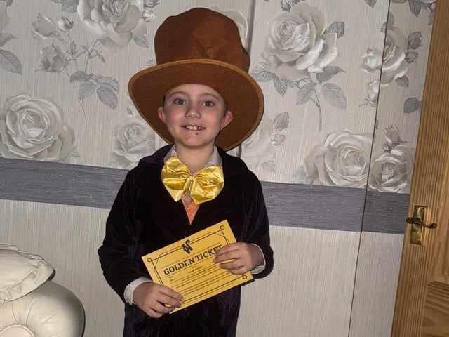 Justine Hill sent in this picture of Willy Wonka