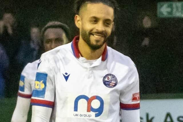 Bruno Andrade netted twice in the first half as AFC Rushden & Diamonds won 3-0 at Coleshill (Picture: Shaun Frankham)