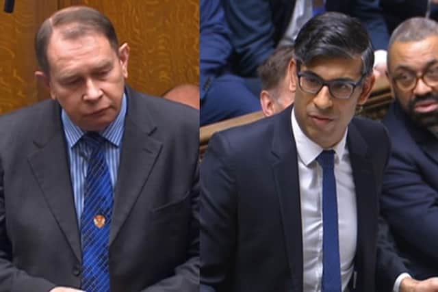 Philip Hollobone and Rishi Sunak spoke about the project in Prime Minister's Questions. Credit: Parliament TV