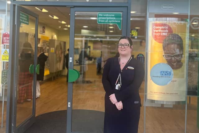 Emma Robinson - nominated for the Dispensing Optician of the Year award