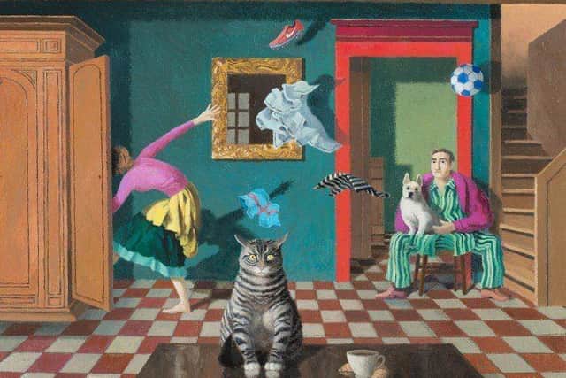 A fascinating painting by Ophelia Redpath, the 2021 Sky landscape artist of the year