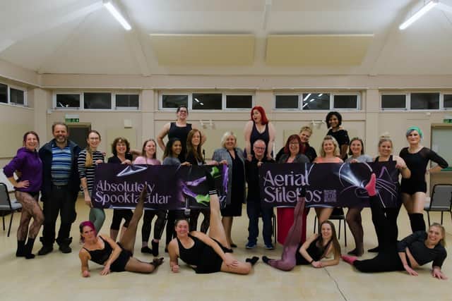 Aerial Stilettos Performers and IGrow Team