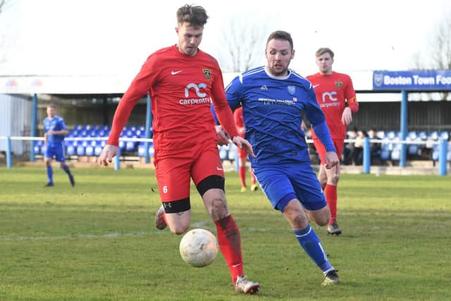 Callum Milne has joined Corby Town on a dual registration with St Ives Town. Picture by David Dawson