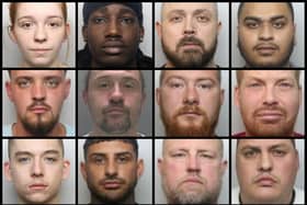 Faces of a dozen offenders from stories in this newspaper publishing during May 2023.