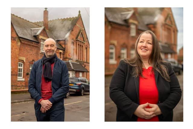 Cllr David Baker and Cllr Kelly Duddridge have set up the Victoria Area Partnership Photo: Wellingborough & Rushden Labour Party