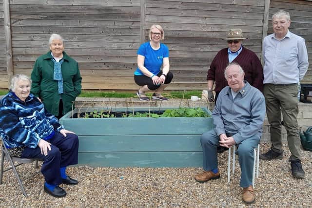 The new community garden at Rushden Lakes