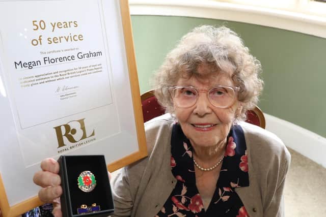 Megan Graham has been collecting for the Poppy Appeal since 1967/National World