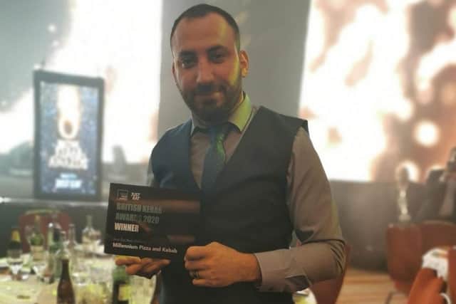 Five Star manager Veysel Demir at British Kebab Awards 2020