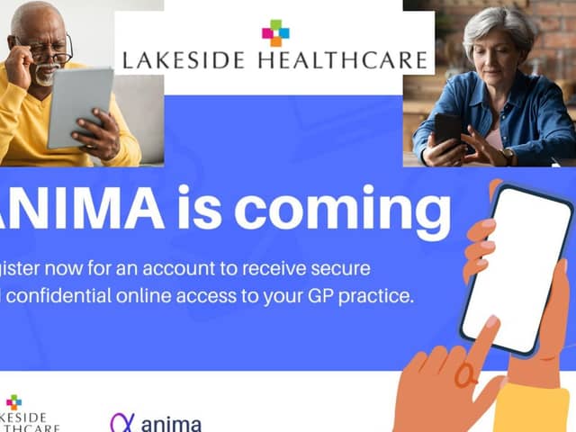 Anima will be used by patients /Lakeside Healthcare