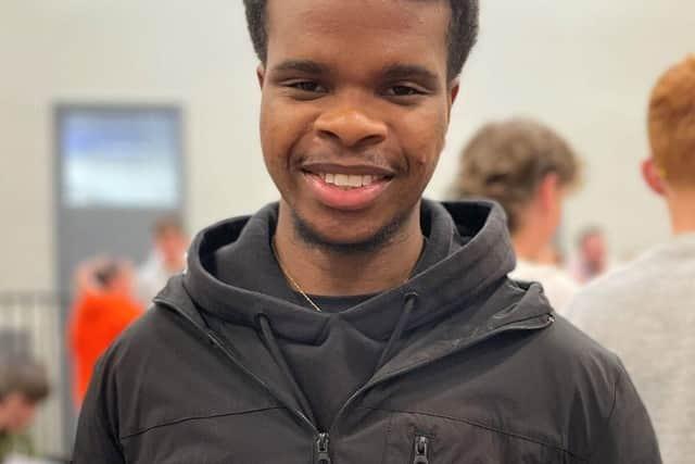 Chidubem Nnabuihe-Nwagwu was thrilled with his results at Prince William School