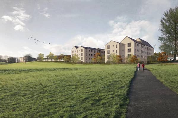 How the back of Dappletree View will look once the scheme is completed