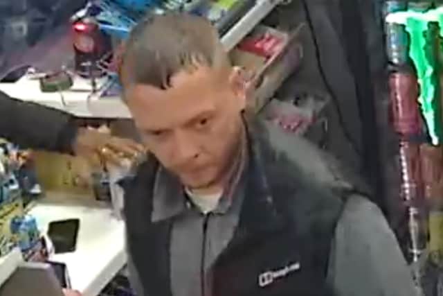 The man in the image could assist police with their enquiries