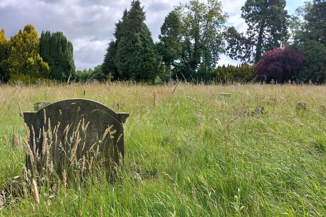 Rothwell's cemetery is in a terrible state.