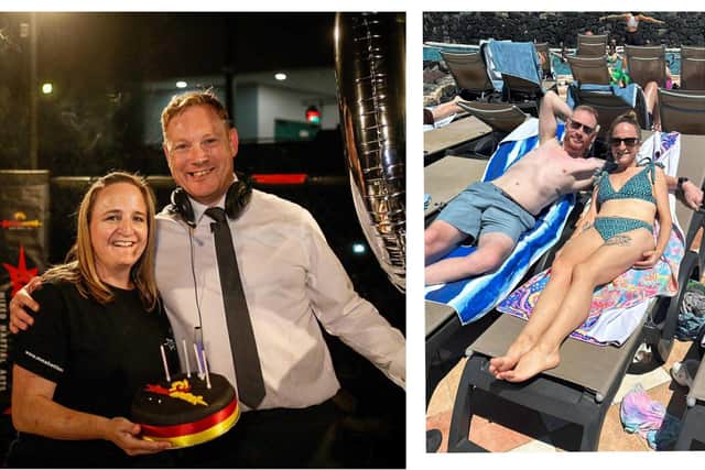 EMILY AND LEE, BEFORE AND AFTER SIGNIFICANT 10ST WEIGHTLOSS