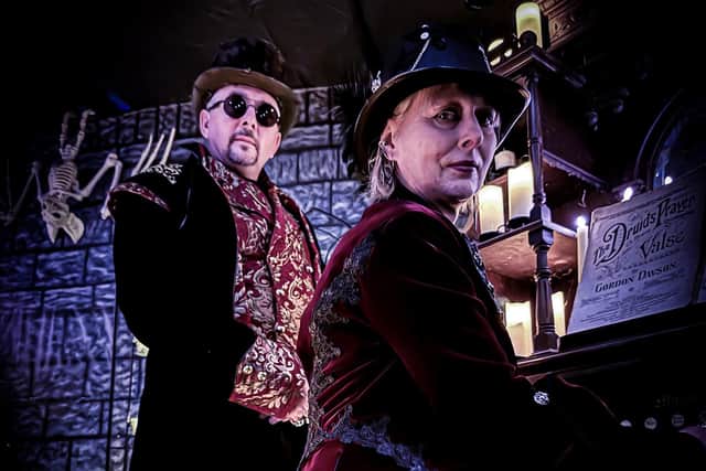 Steve and Kat Richardson aka Mr and Mrs Halloween have brought their Halloween collection to Wicksteed Park/Wicksteed Park