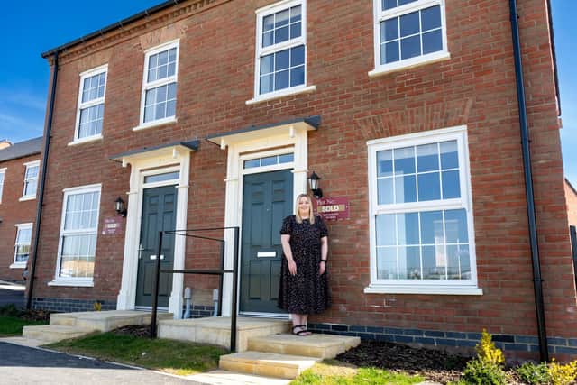 Priors Hall Park's 2000th new home buyer Jessica Sawford