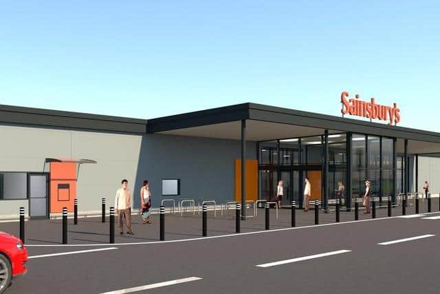 A CGI of how the new store could look.