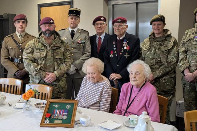 Mary Spencer was handed the Legion D'Honneur in a presentation on Thursday, January 30