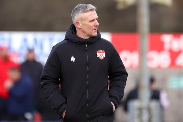 Saturday was a bad day for Kettering Town boss Richard Lavery (Picture: Peter Short)