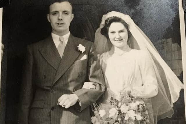 Leslie (Les) Cook married his wartime penpal Joy Rowlett from Cransley and settled in Kettering where he worked for the council /family pictures