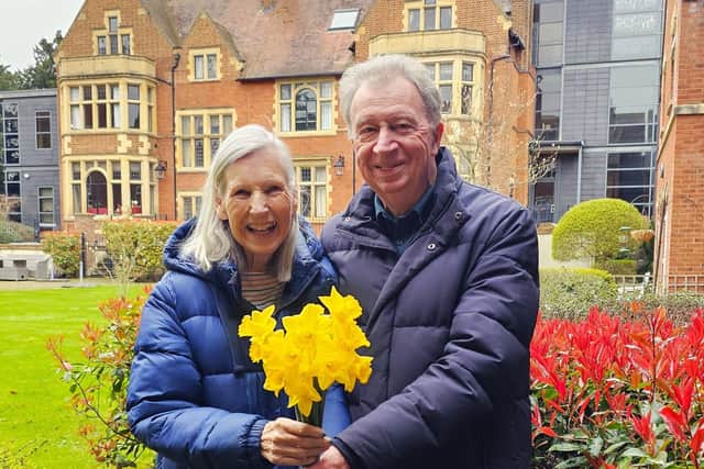 Mother's Day celebrations at Elm Bank Care Home in Kettering.