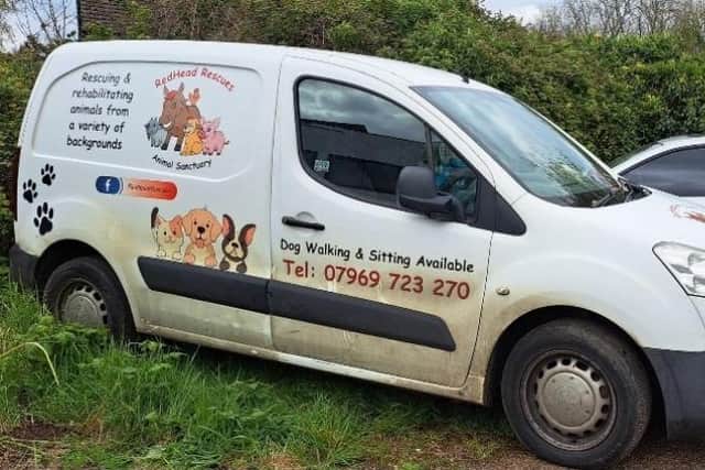 The animal sanctuary's rescue van broke down recently and they have been told it is 'irreparable'