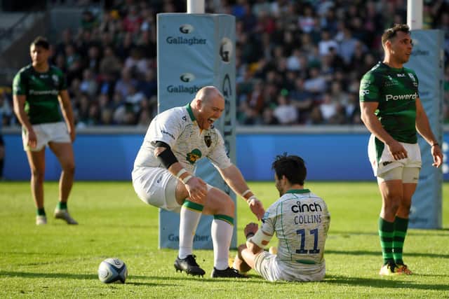 Saints were winners when they played at London Irish in March last year