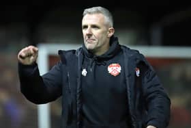 Kettering Town boss Richard Lavery enjoyed Saturday's result against Redditch (Picture: Peter Short)