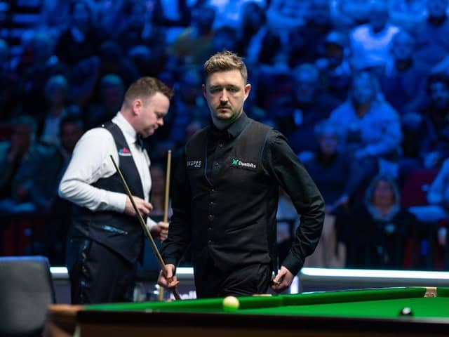 Kettering's Kyren Wilson was beaten 10-7 by Shaun Murphy, who grew up in Irthlingborough, in the final of the Duelbits Tour Championship. Picture courtesy of World Snooker Tour