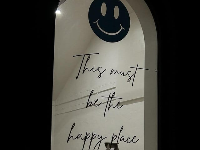 'This must be the happy place'