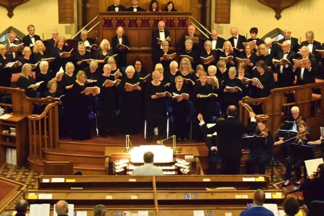 The choir's performance of 'Messiah' with the Camerata Singers in April this year