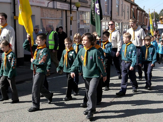 Rushden, St. Georges Day parade 2013